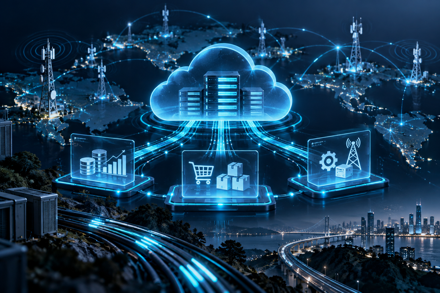 ERP implementation for a telecommunications organisation: CYVERRA unified fragmented financial, procurement, and fixed-asset systems into a consolidated cloud ERP platform for a pan-regional telecommunications provider. The implementation synchronised multi-jurisdiction capital expenditure accounting with real-time network build milestones and operational inventory tracking.